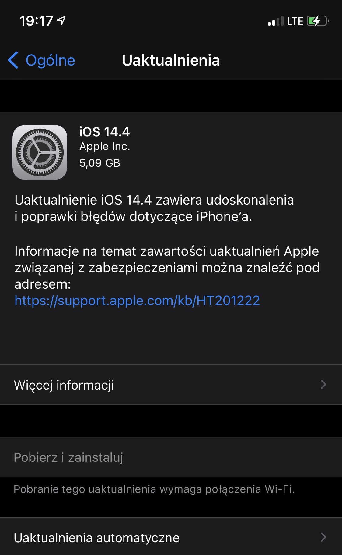 aktualizacja iOS 14.4 RC iPadOS 14.4 RC co nowego nowości Apple iPhone opinie czy warto instalować poprawki bezpieczeństwa