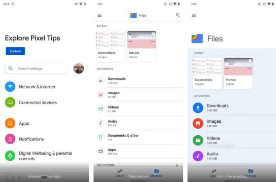 Android 12 nowe aplikacje Google z Material NEXT
