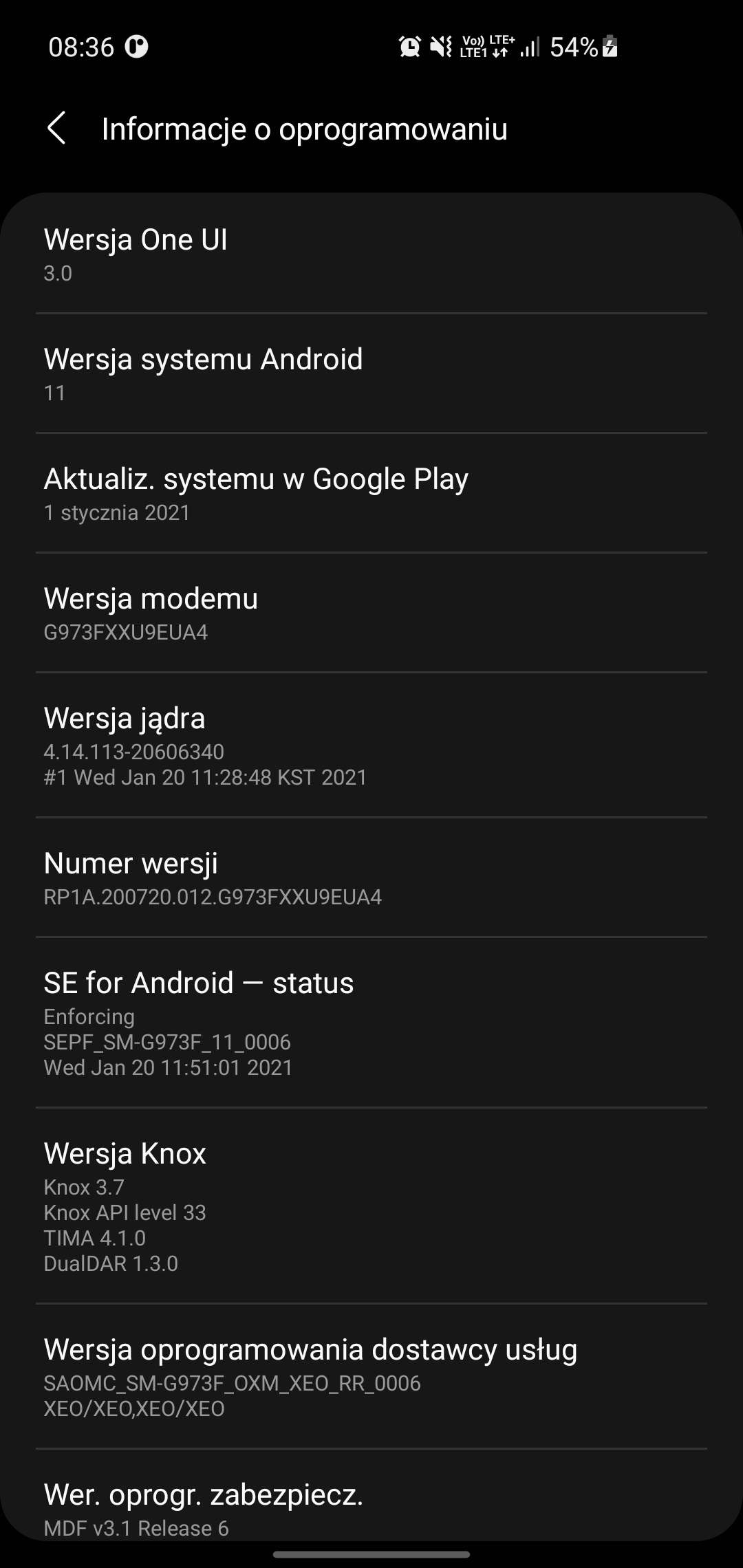 aktualizacja One UI 3.0 Android 11 dla Samsug Galaxy S10 S10e kiedy w Polsce