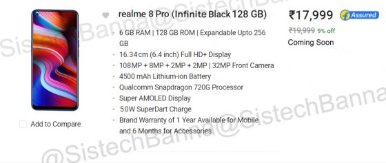 kiedy premiera Realme 8 Pro cena Redmi Note 10 Pro specyfikacja techniczna