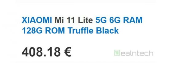 kiedy Xiaomi Mi 11 Lite 5G cena specyfikacja techniczna plotki przecieki wycieki
