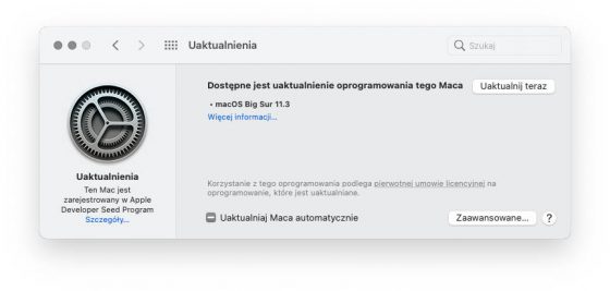 kiedy aktualizacja macOS 11.3 RC Big Sur iOS 14.5 watchOS 7.4 Apple Mac co nowego nowości zmiany opinie