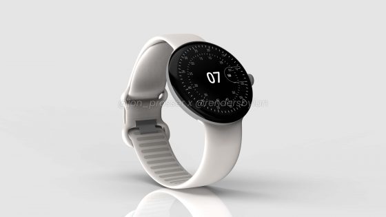 smartwatch Google Pixel Watch Wear OS rendery specyfikacja