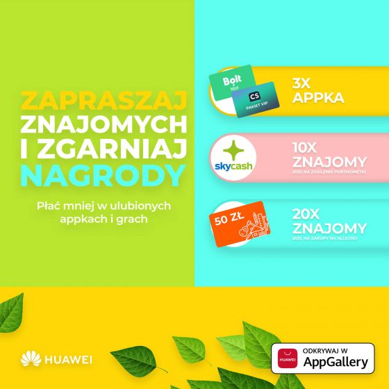 Huawei AppGallery wiosenna promocja voucher