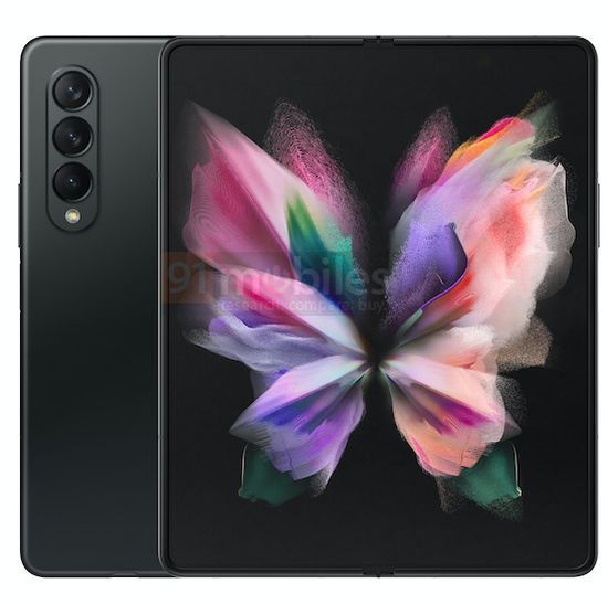 składany smartfon Samsung Galaxy Z Fold 3 rendery specyfikacja techniczna plotki przecieki wycieki