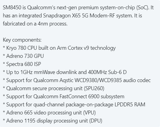 kiedy Qualcomm Snapdragon 900 plotki przecieki wycieki specyfikacja techniczna