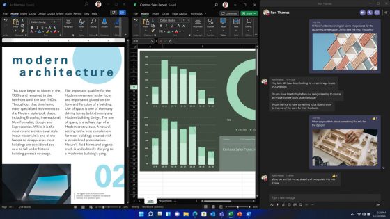nowy pakiet Microsoft Office z Windows 11 co nowego nowości zmiany Fluent Design
