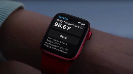 kiedy smartwatche 2022 Apple Watch 8 watchOS 9 elektroniczny termometr