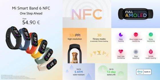 opaska Xiaomi Mi Smart Band 6 NFC cena opinie płatności zbliżeniowe gdzie kupić najtaniej w Polsce