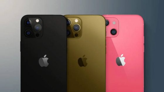 kolory iPhone 13 Pro czarny mat brązowy