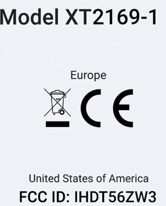 Motorola Moto G71 5G FCC specyfikacja techniczna