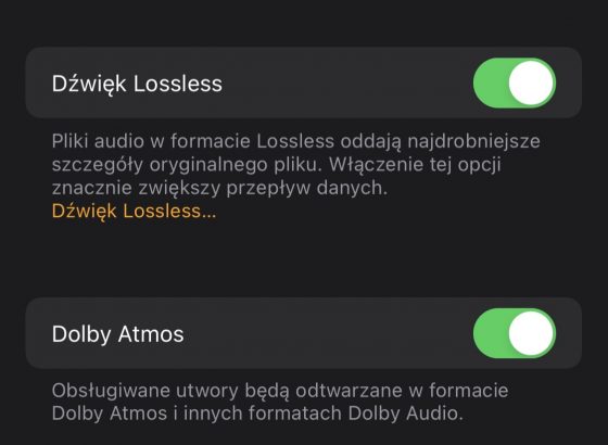 aktualizacja HomePod Mini 15.1 Dolby Atmos dźwięk bezstratny przestrzenny jak włączyć