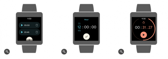 nowe alarmy timery z Google Wear OS zmiany Material You