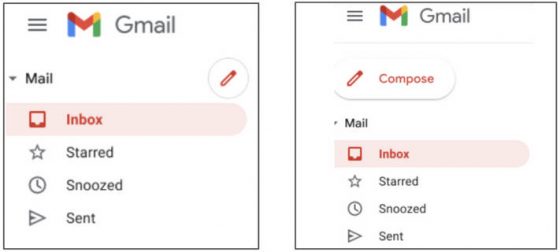 nowy przycisk napisz emaila Gmail 