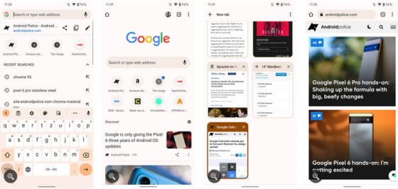 Google Chrome 95 nowości co nowego Material You zmiany Android 12