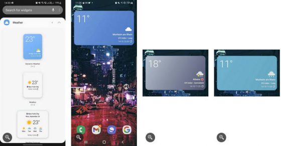 aktualizacja One UI 4 beta Samsung nowy widżet pogody