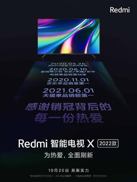 kiedy telewizor Xiaomi Redmi Smart TV X 2022 cena specyfikacja techniczna opinie