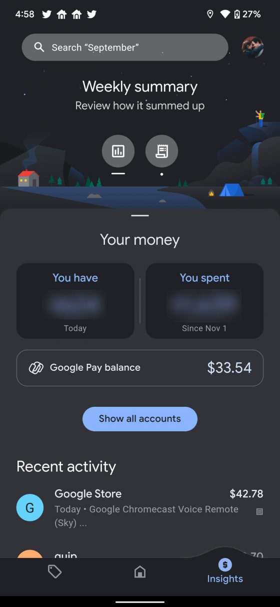 aplikacja nowe Google Pay interfejs skróty zmiany