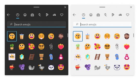 kiedy nowe emoji z Windows 11 w Windows 10 Microsoft