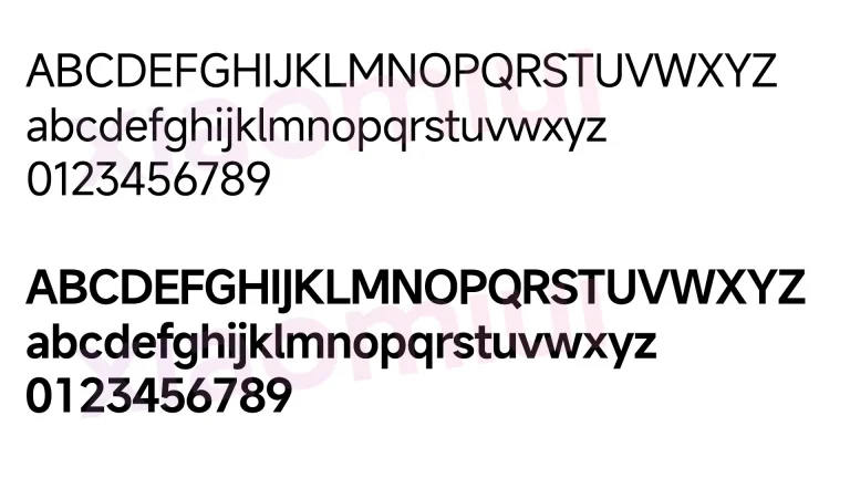 MIUI 13 nakładka Xiaomi nowy font Mi Sans