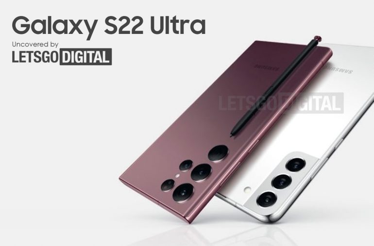 render prasowy Samsung Galaxy S22 Ultra Plus