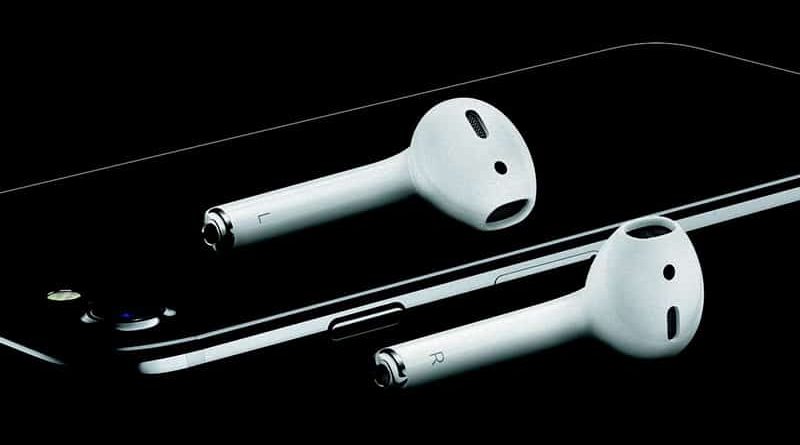 słuchawki bezprzewodowe przezroczyste AirPods prototyp Apple
