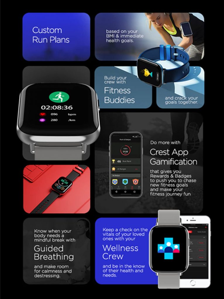 smartwatch boAt Watch Matrix cena alternatywa dla Xiaomi specyfikacja techniczna opinie
