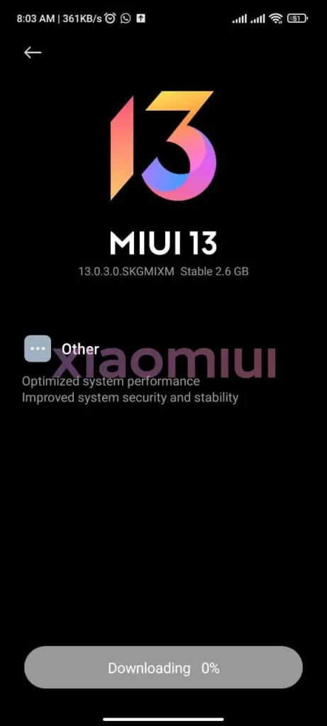 MIUI 13 Global dla Xiaomi Mi 11 Lite Redmi Note 10 Pro