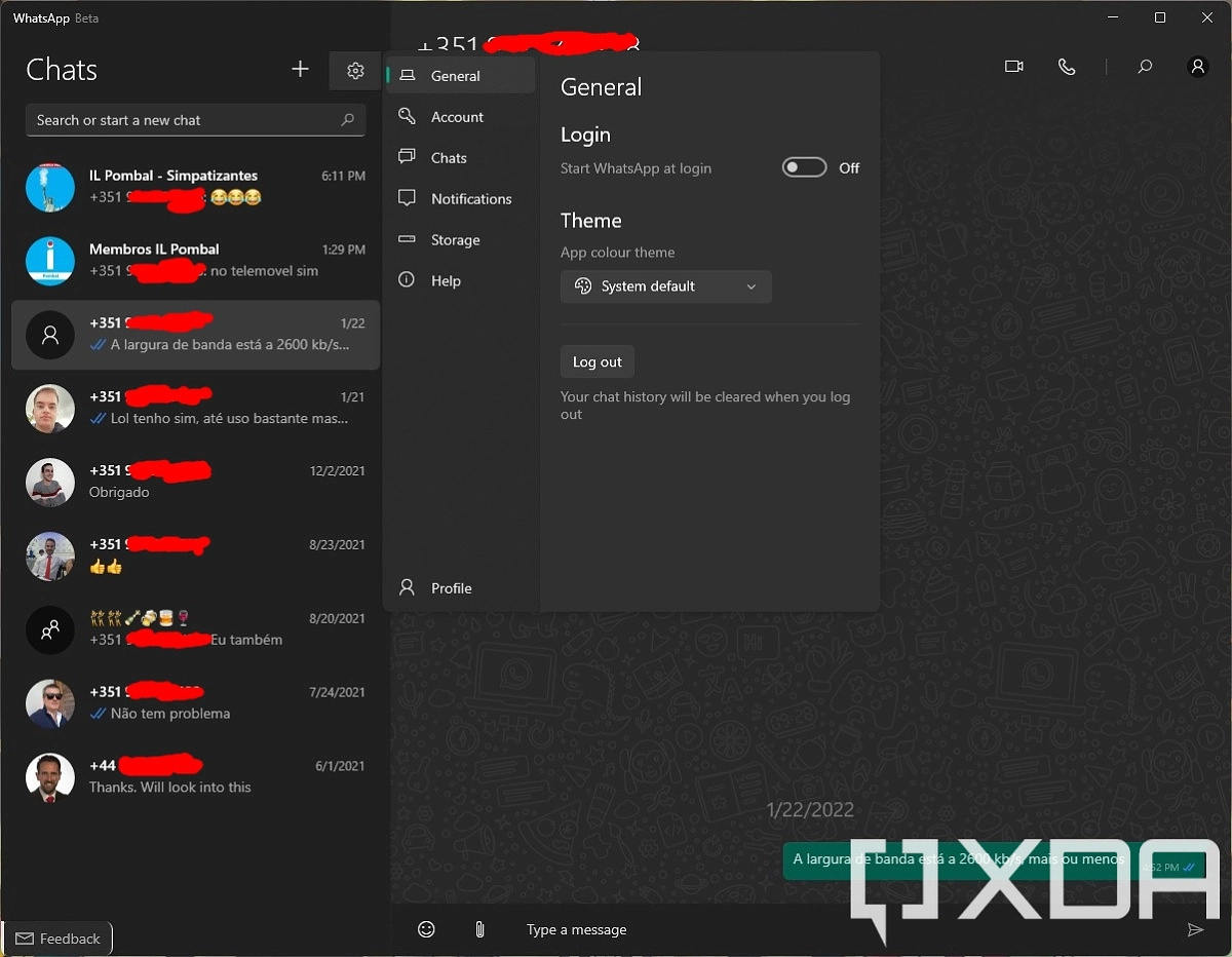 aplikacja WhatsApp beta Windows macOS dark mode jak włączyć tryb ciemny motyw