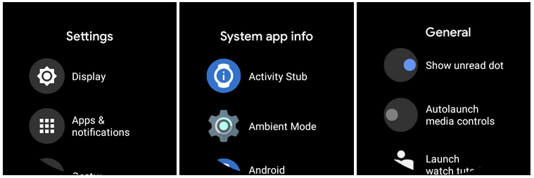 nowe UI ustawienia Google Wear OS 3.0 smartwatche