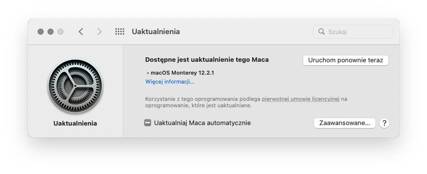 aktualizacje macOS 12.2.1 co nowego nowości Apple watchOS 8.4.2