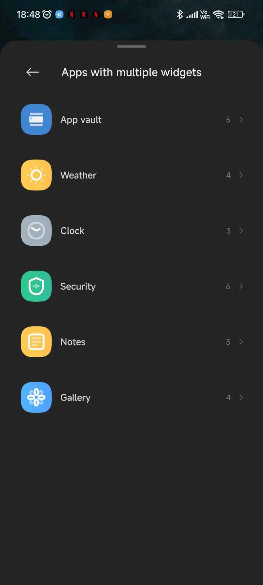 Xiaomi MIUI 13 Global nowe widżety pogoda zegar