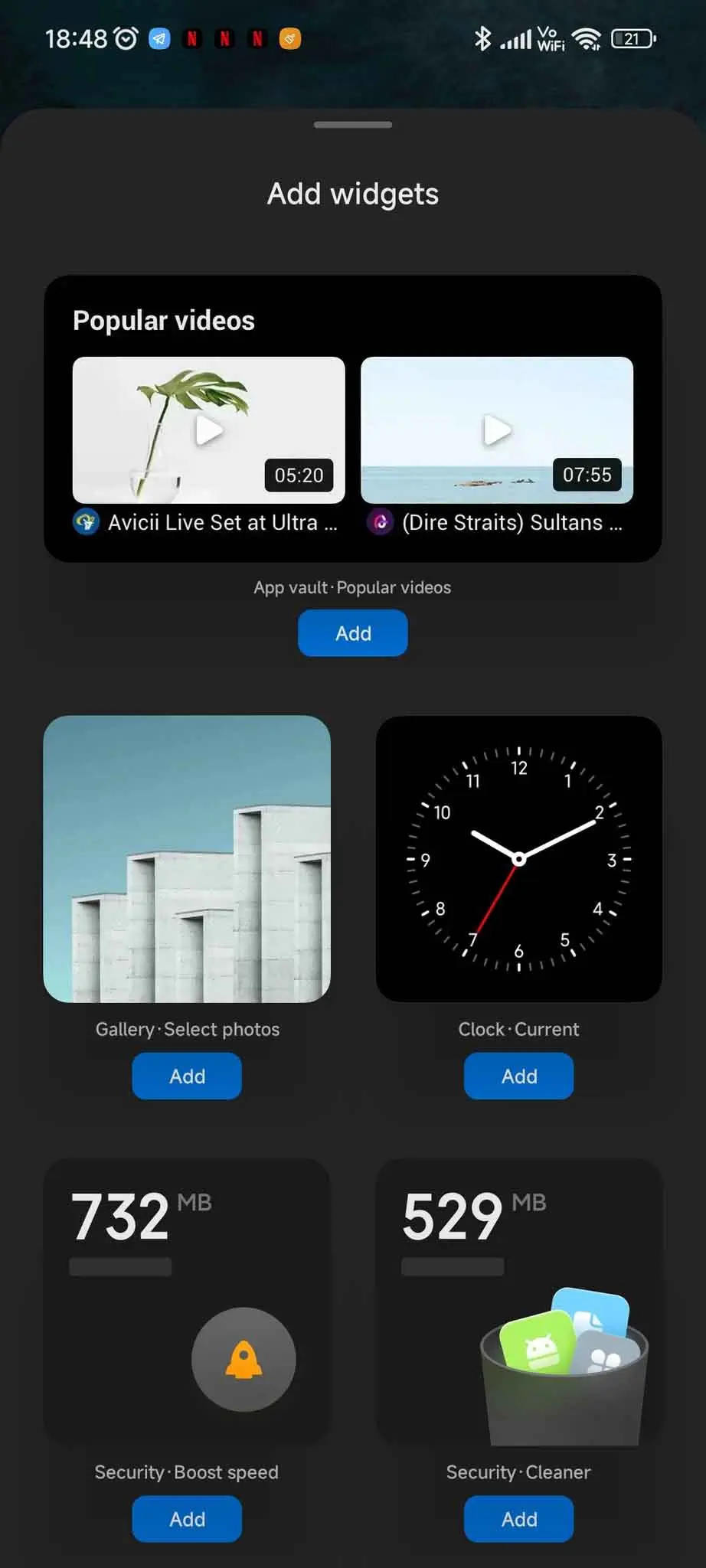 Xiaomi MIUI 13 Global nowe widżety pogoda zegar