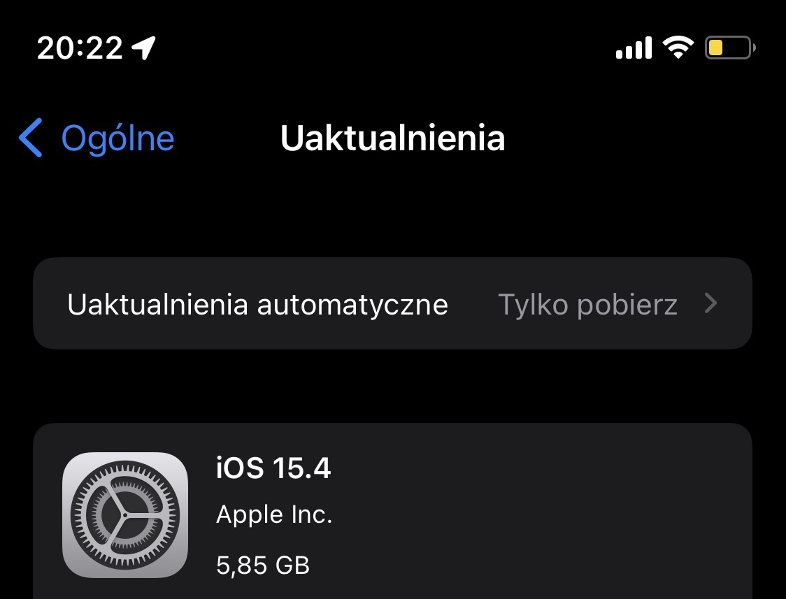 aktualizacja iOS 15.4 co nowego nowości iPhone zmiany