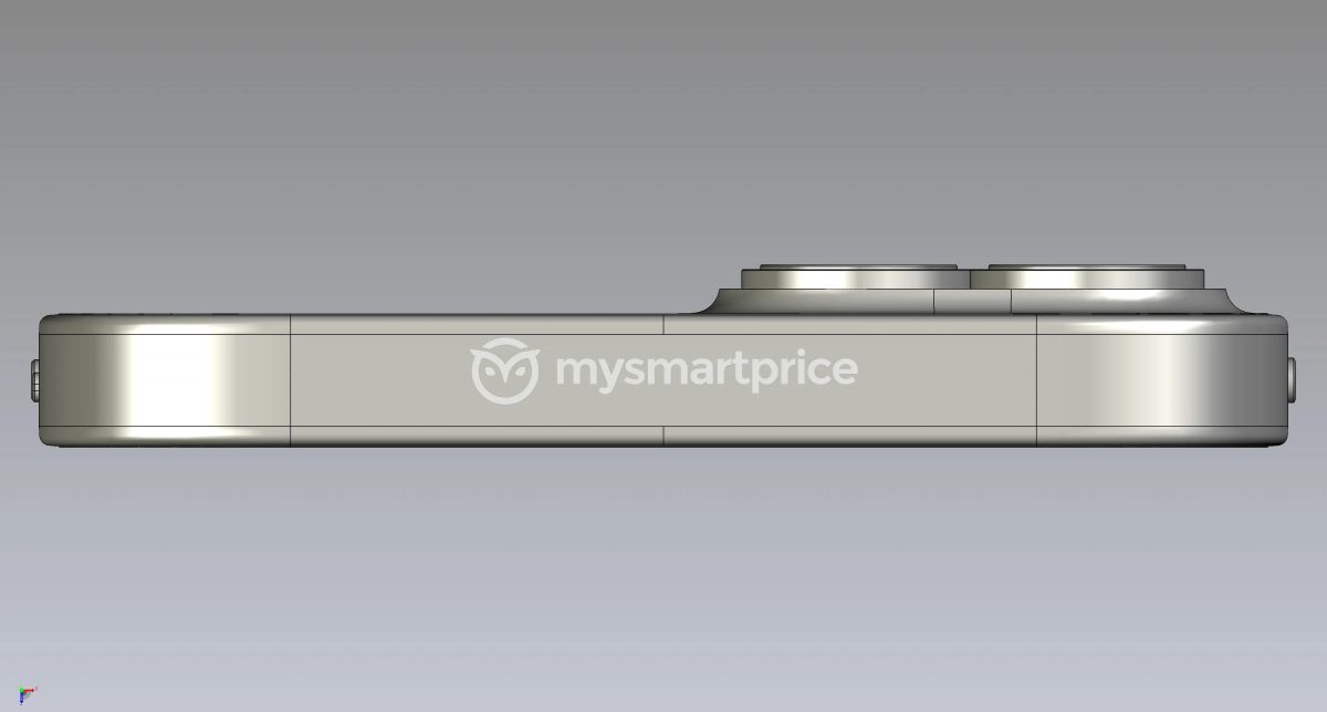 Apple iPhone 14 Pro schematy CAD rendery