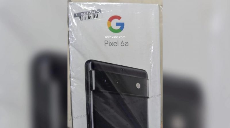 design Google Pixel 6A opakowanie