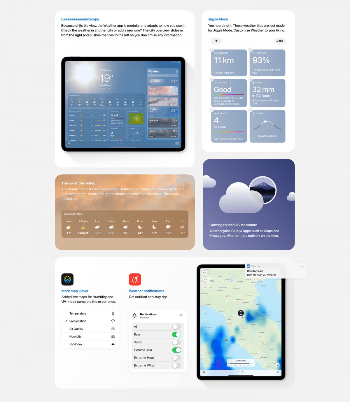 aplikacja pogoda iPadOS 16 Apple iPad