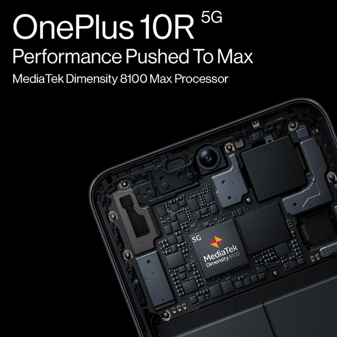 OnePlus 10R 5G Ace MediaTek Dimensity 8100-MAX