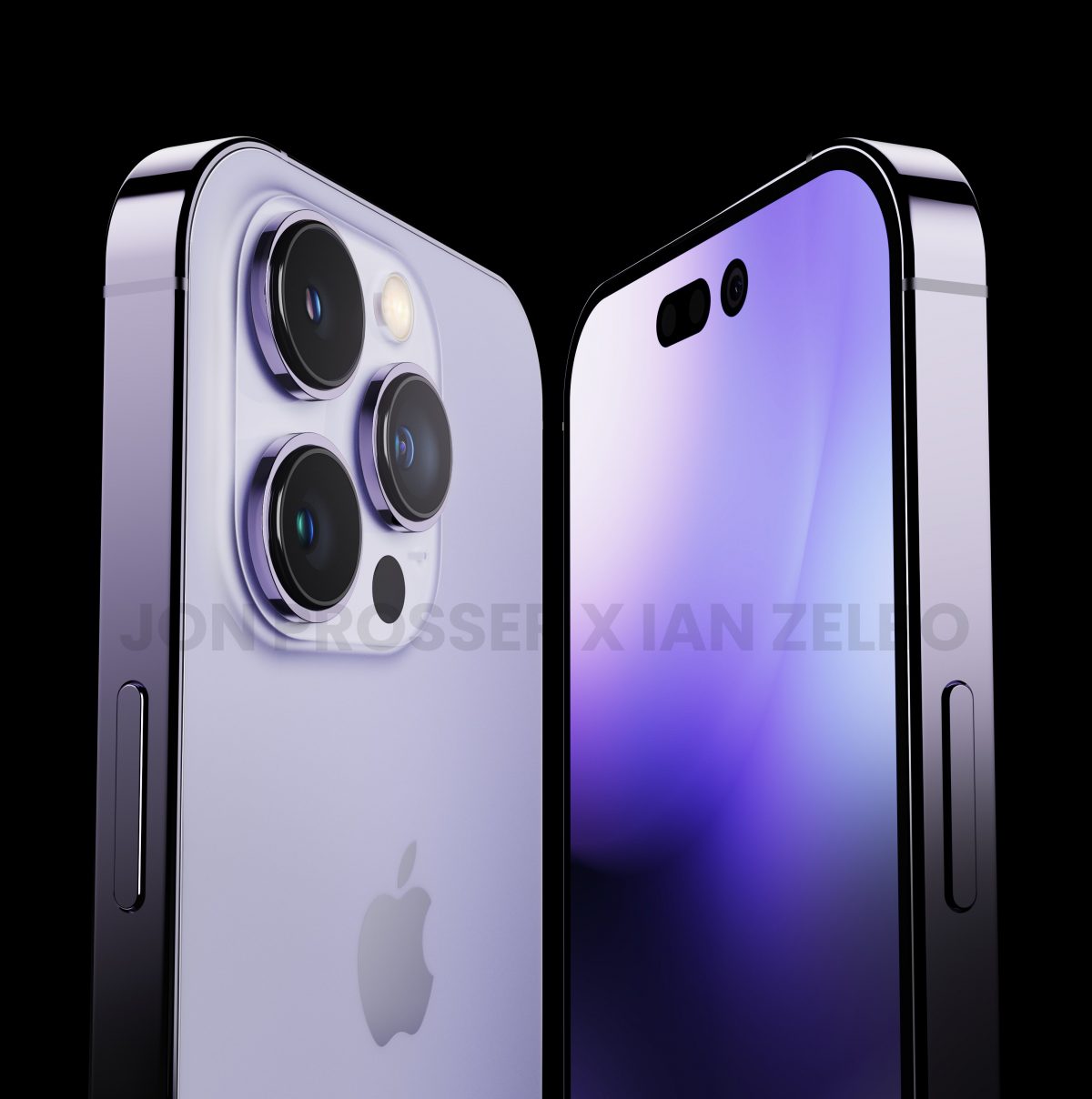 rendery Apple iPhone 14 Pro