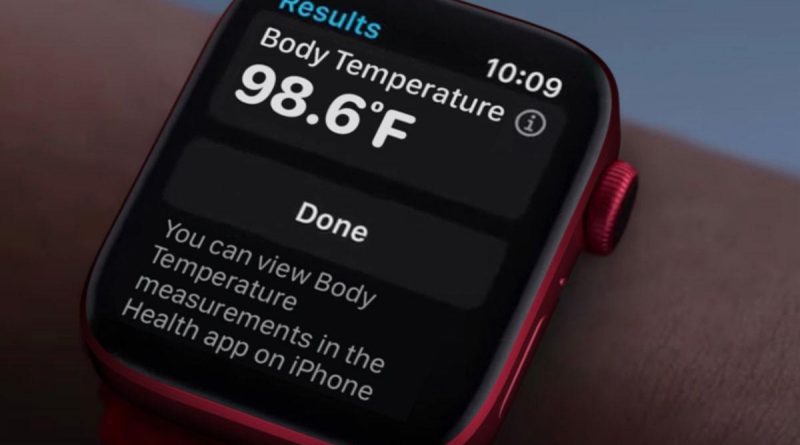 smartwatche 2022 Apple Watch 8 czujnik temperatury algorytmy