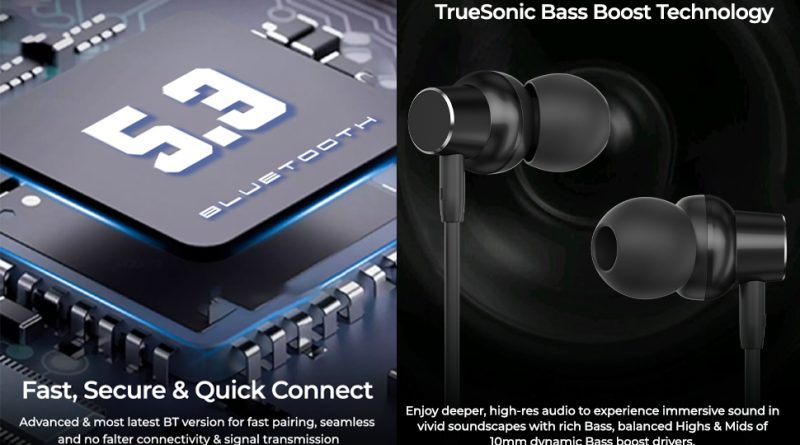 słuchawki bezprzewodowe pTron Tangent Urban cena Bluetooth 5.3
