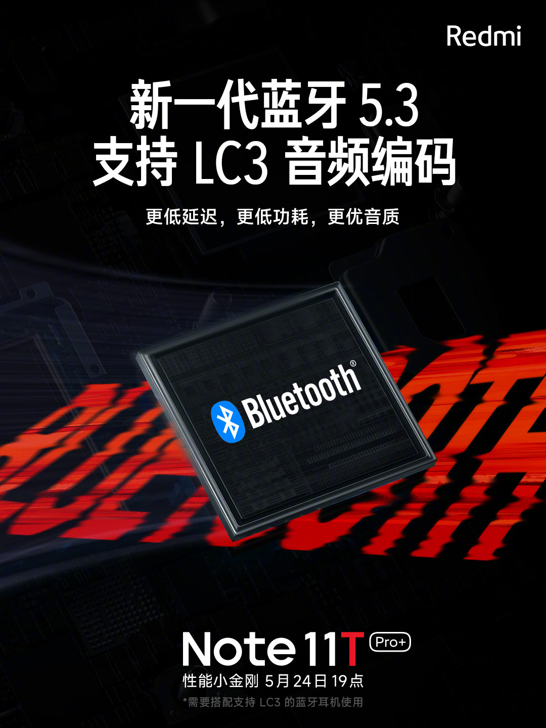 Redmi Note 11T Pro Plus Bluetooth 5.3