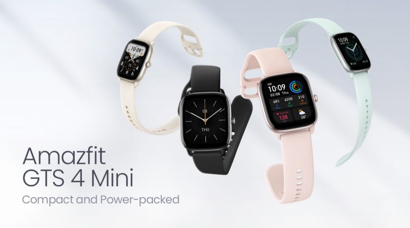smartwatch Amazfit GTS 4 Mini cena specyfikacja techniczna