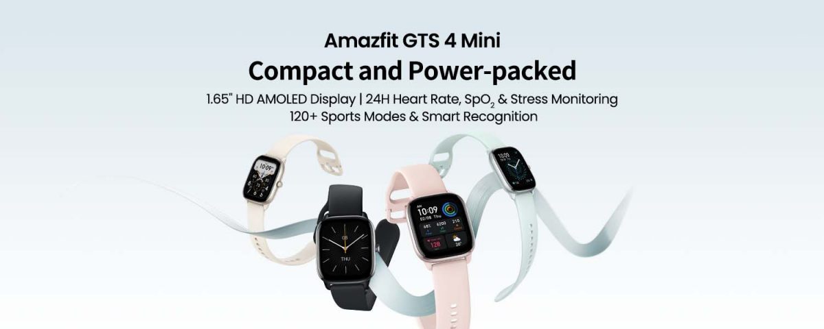 smartwatch Amazfit GTS 4 Mini cena specyfikacja techniczna