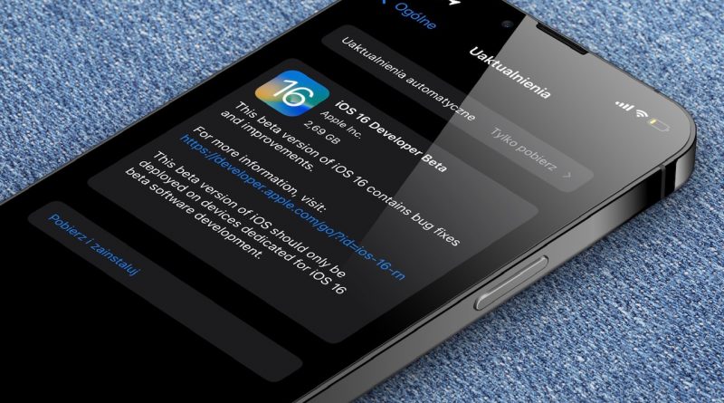 iOS 16 beta 4 jak zainstalować publiczne testy Apple iPhone