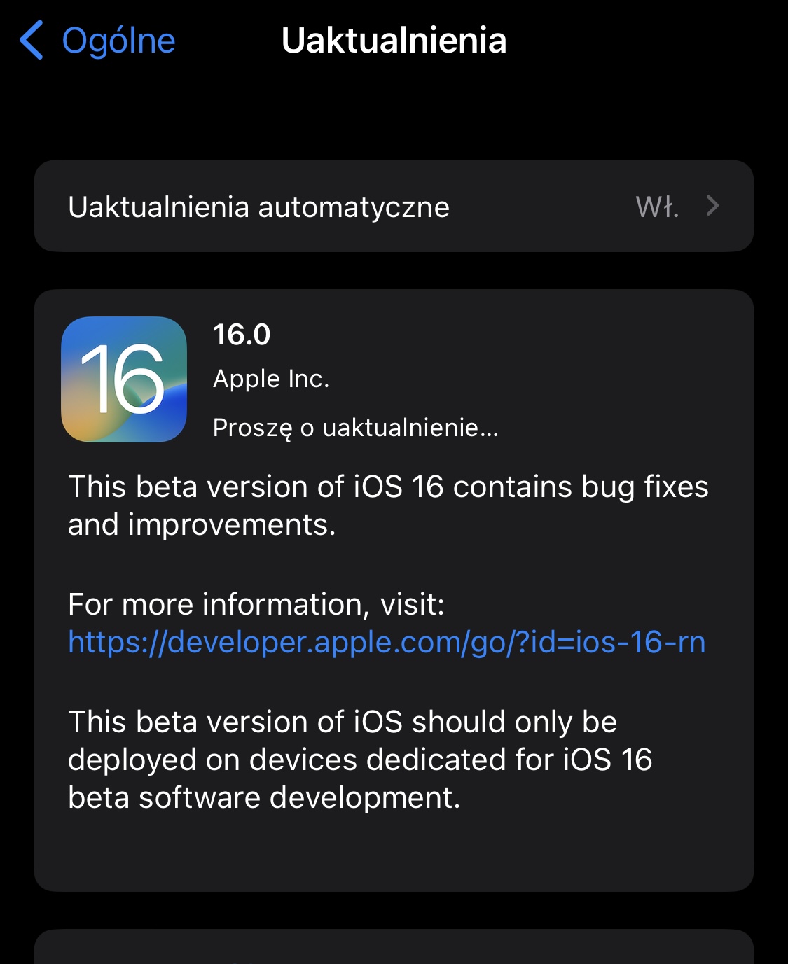 iOS 16 beta 7 Apple iPadOS 16.1 beta
