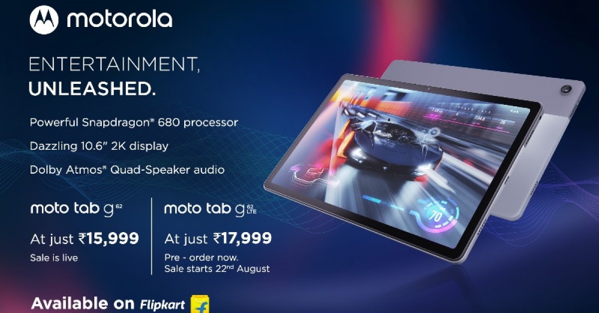 tablet Motorola Tab G62 cena specyfikacja techniczna