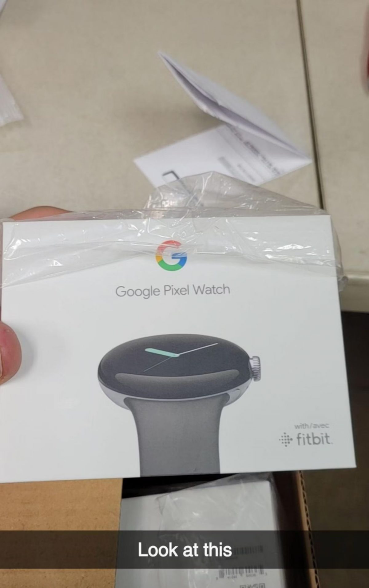 Google Pixel Watch pudełko smartwatch