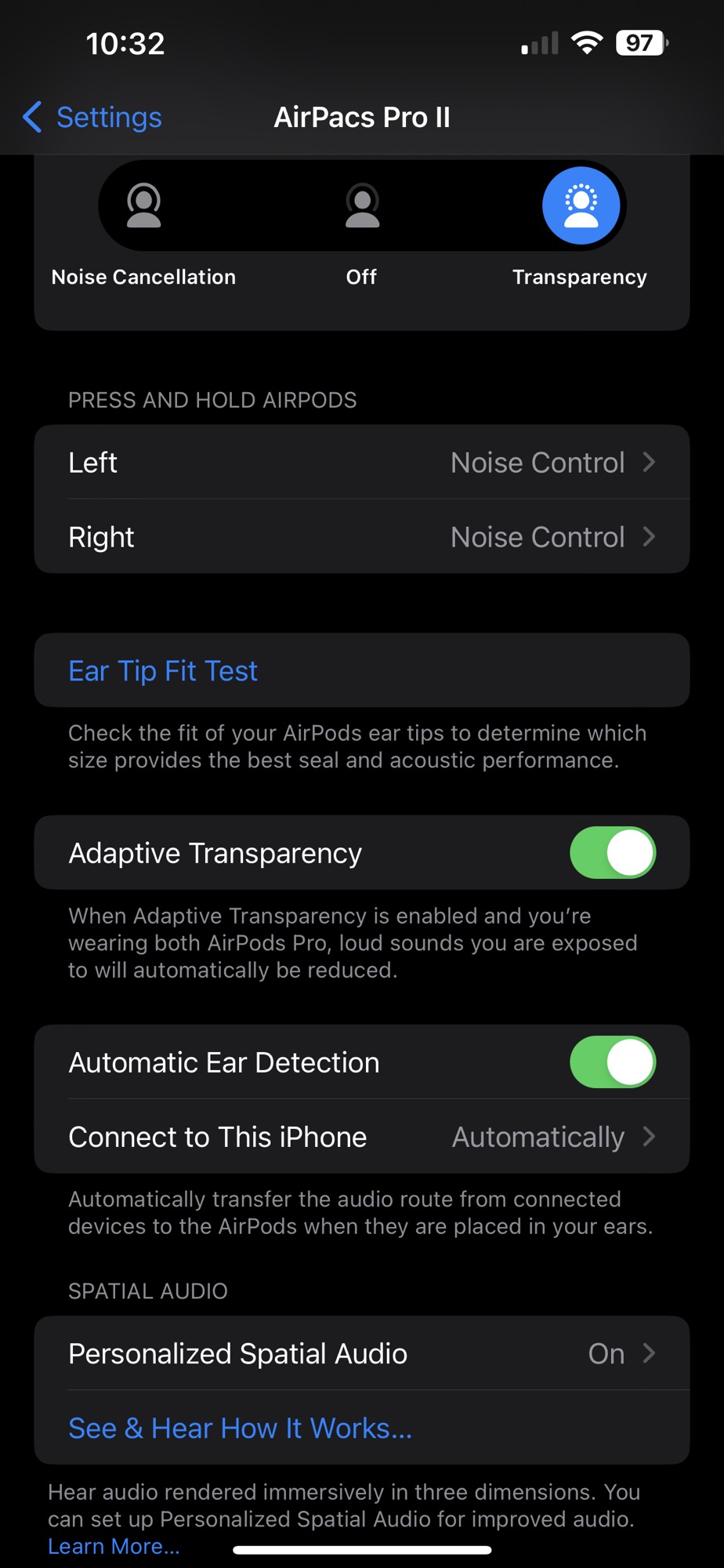 iOS 16.1 beta nowa funkcja AirPods Pro