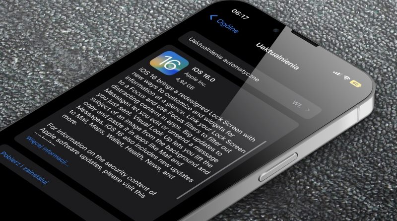 iOS 16 RC Apple wykaz nowości co nowego